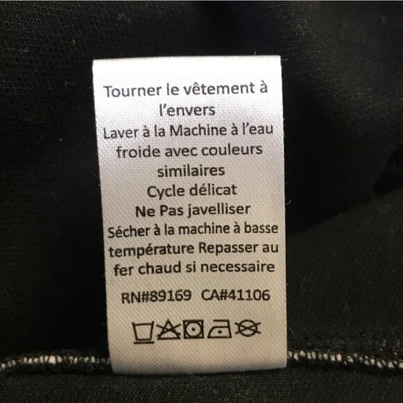 ATM Anthony Thomas Melillo French Terry Track Jacket XS Black Piped Full Zip Up - Picture 10 of 11